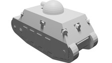 Modello carro armato fiat - modello, 2000