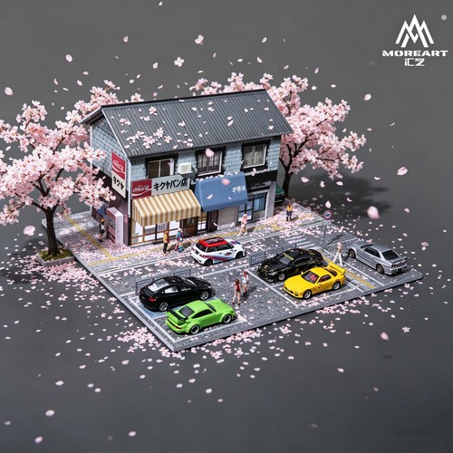 Garage scene parcheggio - 1/64,