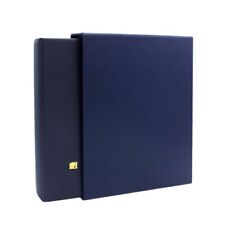 Cartella raccoglitore con custodia Safe Favorit 702 blu album francobolli ecc...