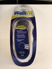 NUOVO WalkFit Platinum True Orthotics Inserti Cuscinetti Taglia Donna 7-7,5 - Uomo 6-6,5