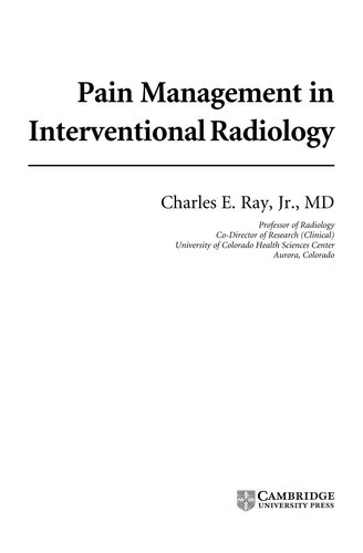 Pain management - management, in