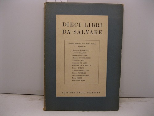 Dieci libri da - aa.vv.,,
