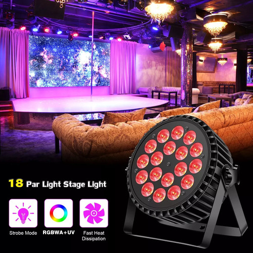 18x10w rgbw 4in1 led par - rgbw,