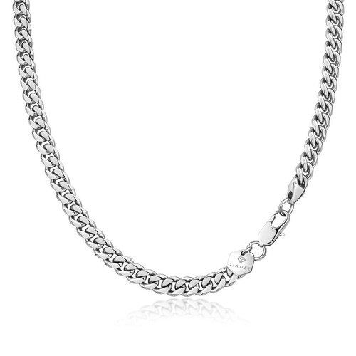 Collana uomo argento - collana, acciaio