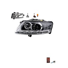 Fari + Osram Night Breaker Laser Compatibili Con Audi A6 4F 10/08-03/11 Li.