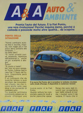 Italian Clipping Ritaglio 1993 FIAT PUNTO AUTO 4 PAGINE