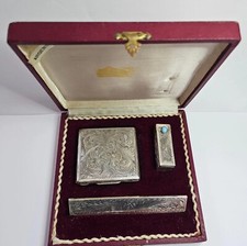 SET DA TOILETTE ANTICO IN ARGENTO 800
