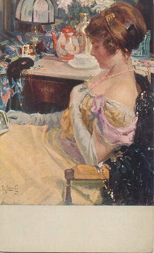 B508 cartolina arte la - cartolina, d'arte