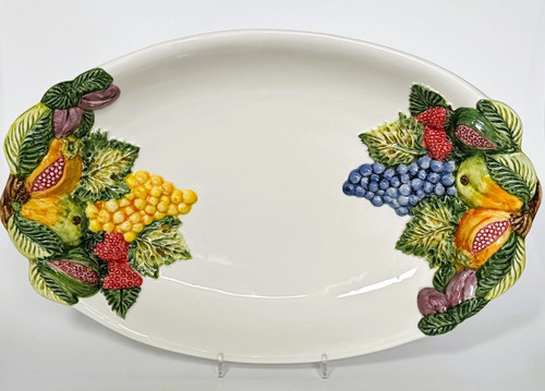 Bassano ceramica portafrutta - bassano,