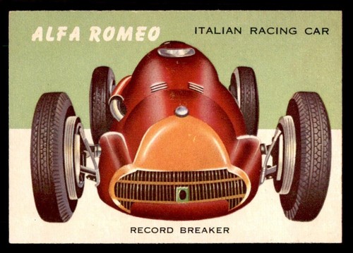 1954 topps world wheels 30 - on,