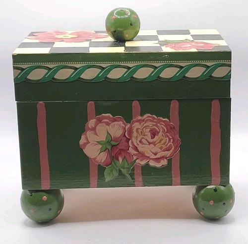 Portagioie legno dipinto - legno,