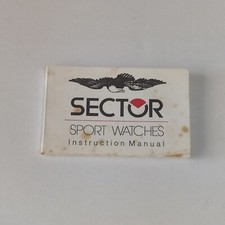 Sector Sport Watches Manuale d'uso - in dotazione ad un cronometro 