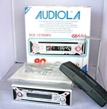 AUTORADIO AUDIOLA  SCD 1375 mp 3  CON IMBALLO ORIGINALE E ISTRUZIONI