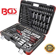 Serie set kit 216 pz chiavi bussole bussola cricchetto cromo vanadio 1/2 1/4 3/8