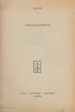 ANCESCHI, Giuseppe LA VITA E L'OPERA DI GIOVANNI CROCIONI Estratto 