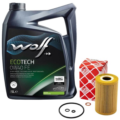 Kit olio motore - 0w40, +
