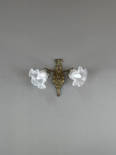 Applique bronze vintage