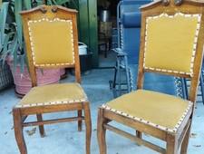 coppia di sedie poltroncine antiche