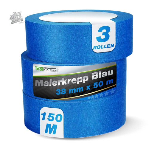 Nastro carta blu 38mm 50m - nastro,