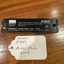 SANSUI OTTO COVER TARGA