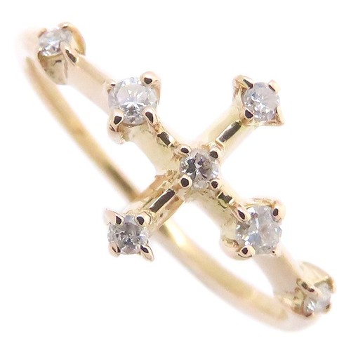 Anello croce oro rosa - croce,