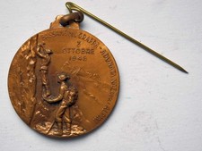 ALPINI Bassano del Grappa 1948 adunata Vicenza vecchia medaglia Bertoni
