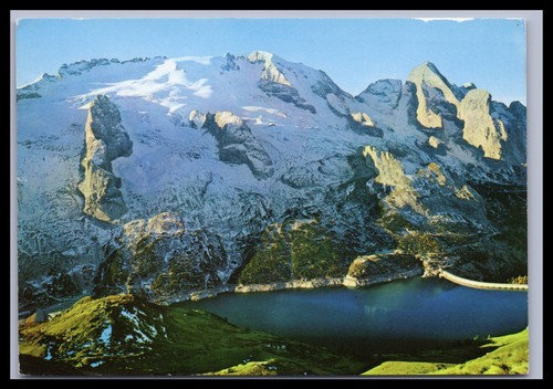 Cartolina lago fedaia - lago,