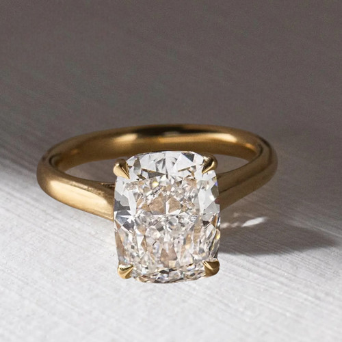 Anello solitario - , di