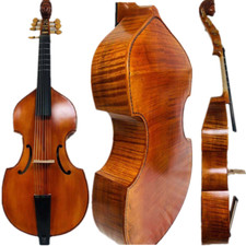 Modello barocco CANZONE Maestro 7 corde 29" viola da gamba scultura angelo pergamena