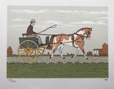 Litografia Inghilterra Cavallo