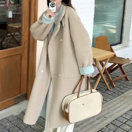 Cappotto pelliccia double - , face