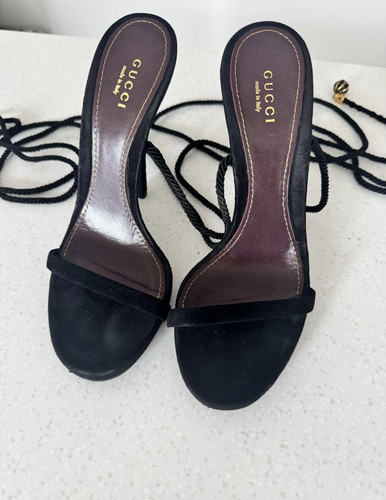 Gucci sandali neri - , scamosciati