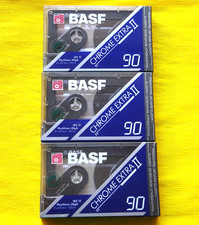 3 nastri cassette BASF Chrome