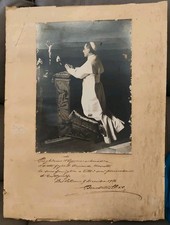 Papa Benedetto XV 1914 Sacra Benedizione Papale Originale Autografo Su Foto Pope