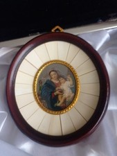 Quadretto Ovale Madonna Con