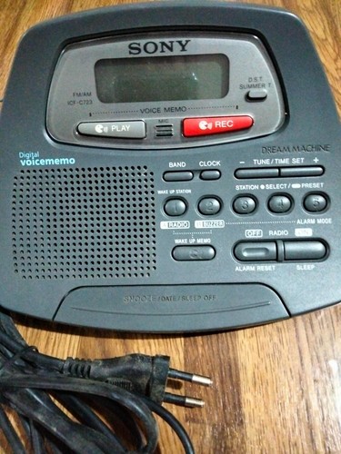 Radio sveglia sony - sveglia, "sony"