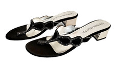 SCARPE donna  elegante SANDALO tacco STEFANIA PELLICCI -  SWAROVSKI nero  n  40