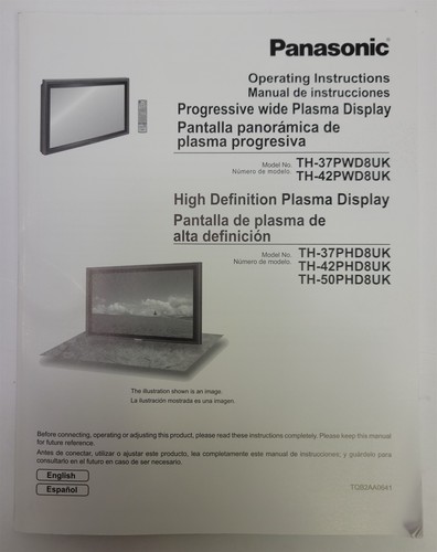 Panasonic 37pwd8uk - panasonic, th-37pwd8uk