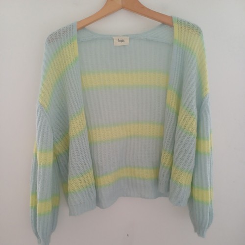 Cardigan hush alpaca - alpaca, blu