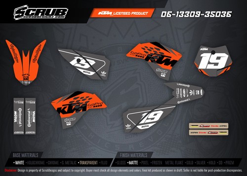 Adesivo ktm decor - ktm, 2009