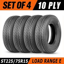 Set of 4 ST225/75R15 Trailer