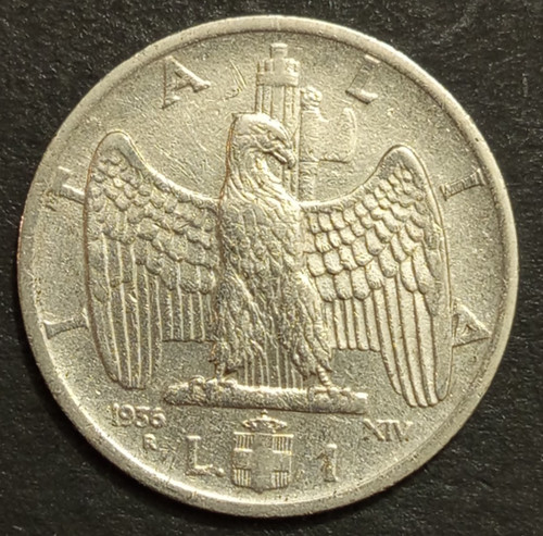 Lira 1936 impero regno - 1,