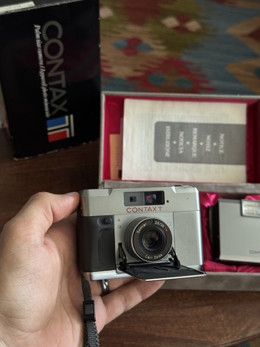 Boxed contax t rangefinder - boxed,