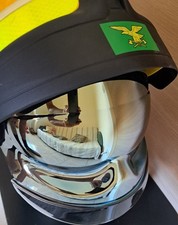 Casco con visiera antincendio