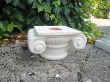 CAPITELLO IONICO TERMIALE PER COLONNA DA ESTERNO IN CEMENTO  ARREDO GIARDINO