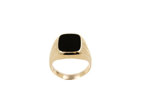 Anello uomo sigillo onice - uomo,
