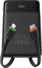 10000Mah Power Bank Con Cavi
