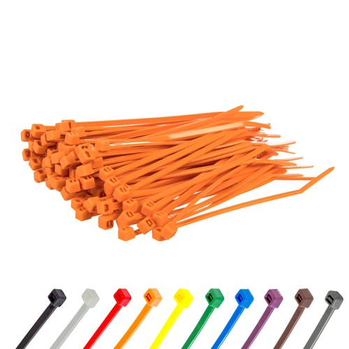 Fascette plastica arancione - plastica,