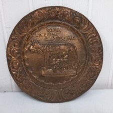 Antico Raro Piatto Da Parete