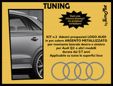 adesivi audi Q3 logo q2 con